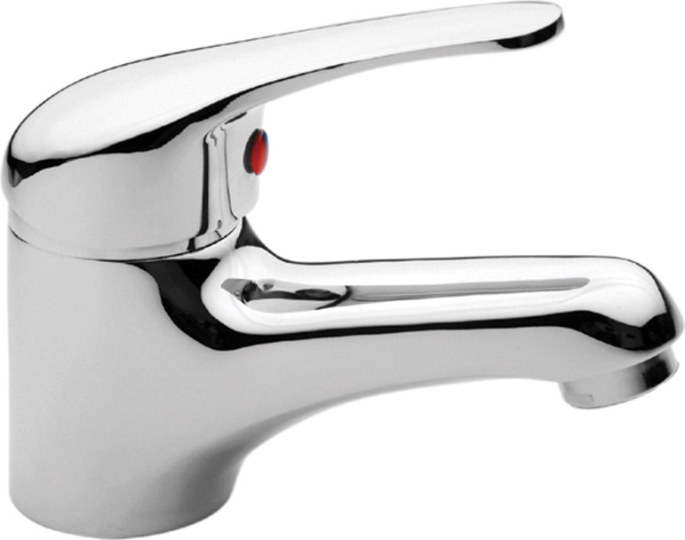 R.A. TY-B001 Miscelatore Bagno Lavabo Rubinetto Monocomando � 40 mm Cromo  Serie Luna