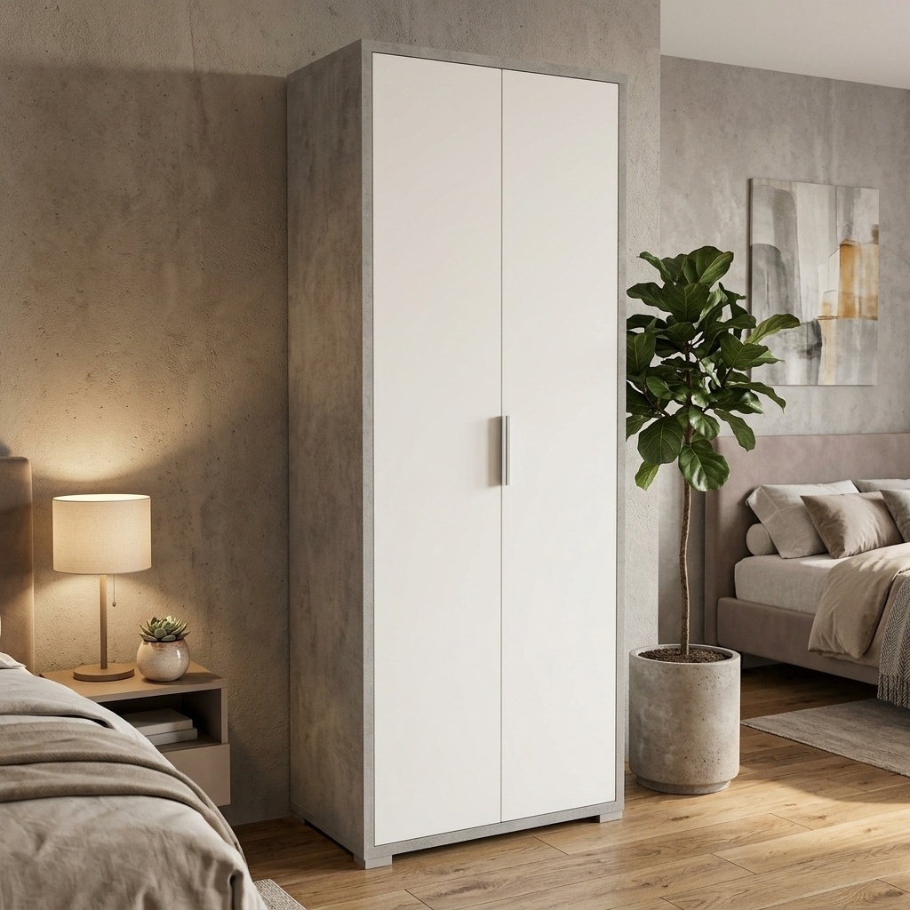 SARMOG DOUBLE Db354k Armadio Guardaroba 2 ante battenti 71x41x182 cm 0992464