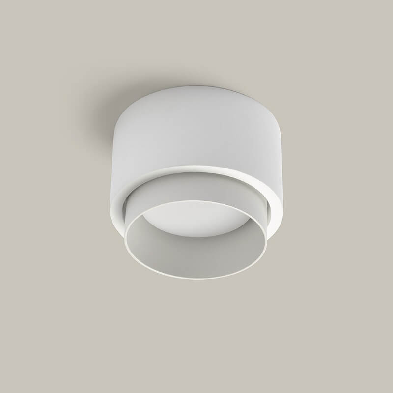 SFORZIN ILLUMINAZIONE T439 Plafoniera a Soffitto in Gesso Bianco  Syme