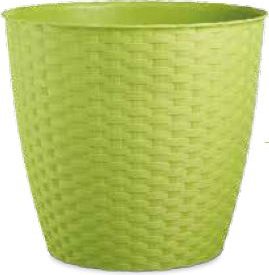 STEFANPLAST 73474 Vaso plastica fiori piante Interno Esterno Portavaso Tortora