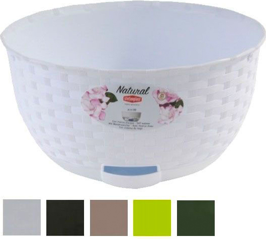 STEFANPLAST 75450 Ciotola Natural Ris.Acqua Bianca 30 h. 15