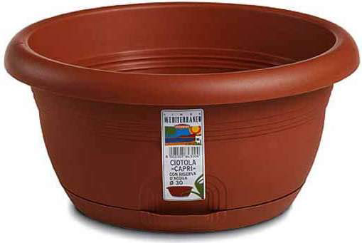 STEFANPLAST 84200 Ciotola Med Riserva Acqua Coccio 20 h. 10