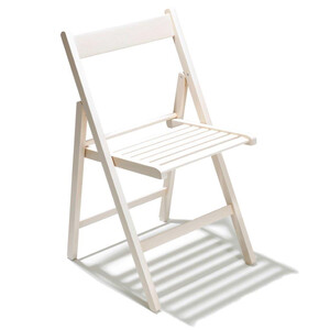 Salmar LIBERTYBi Set 4 Sedie Pieghevoli Legno Massello Faggio Salvaspazio LIBERTY