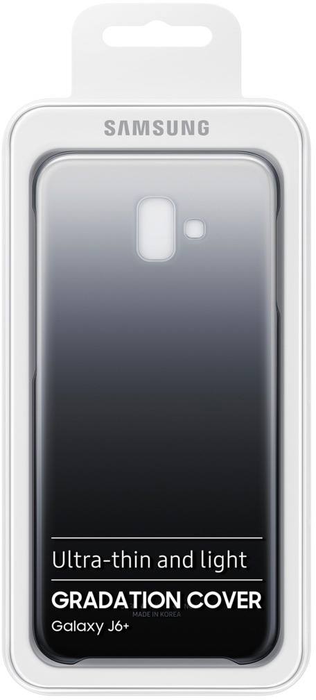 Samsung EF-AJ610CBEGWW Cover per Galaxy J6 Plus Custodia Smartphone Nero