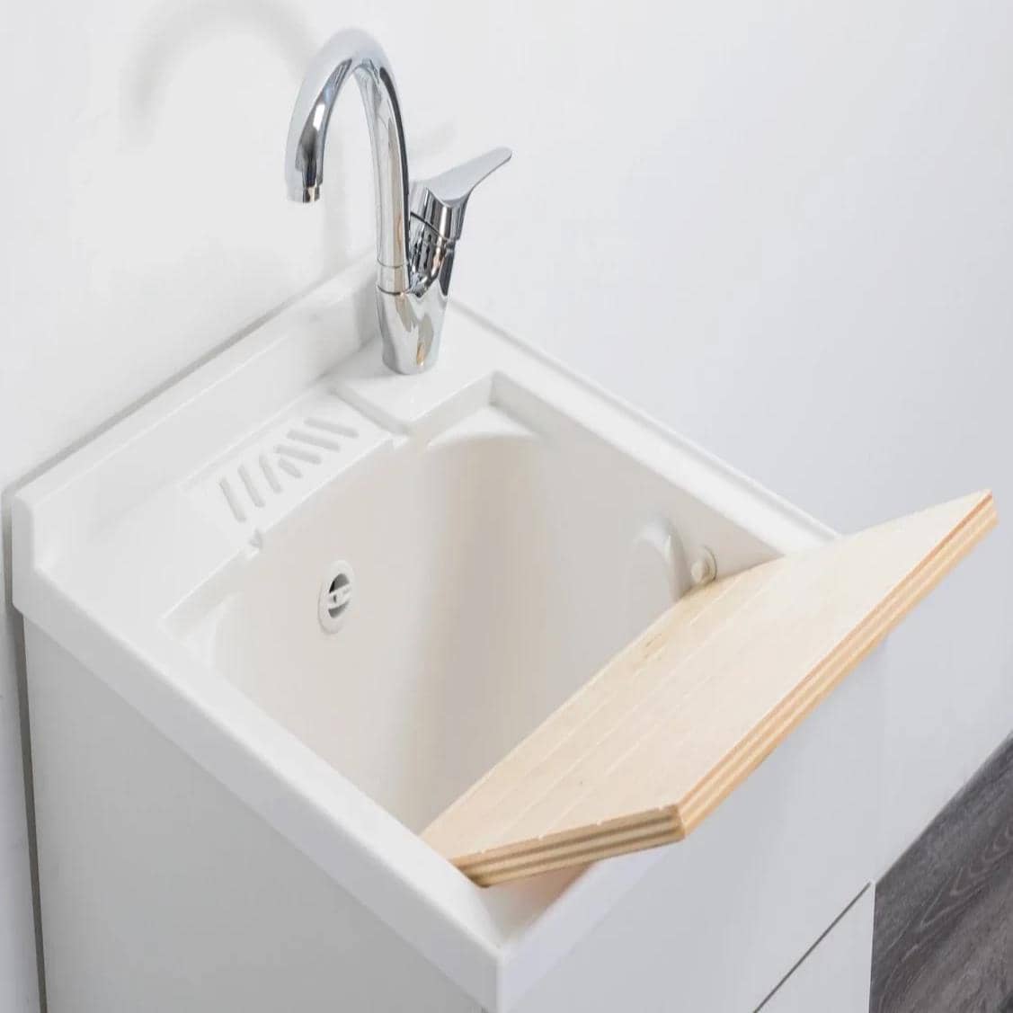 Savini 204B Mobile Lavatoio 1 Anta 50x45x83h cm colore Bianco