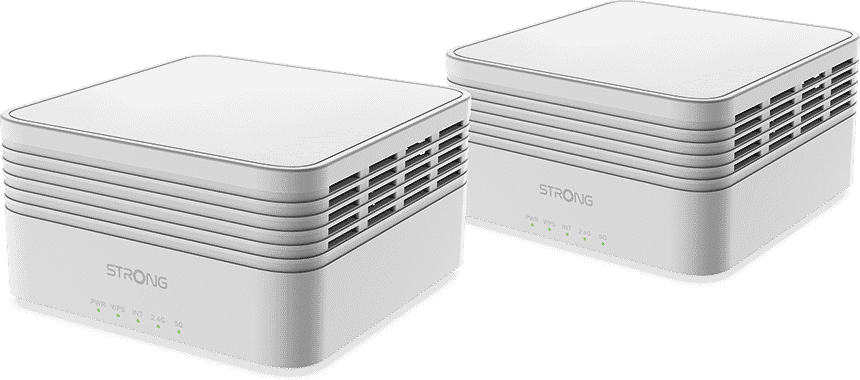 Strong Router WiFi Sistema WiFi Mesh Dual-band (2.4 GHz/5 GHz) WiFi 6 (802.11ax) - MESHKITAX3000 ATRIA WiFi MESH AX3000 KIT 2X