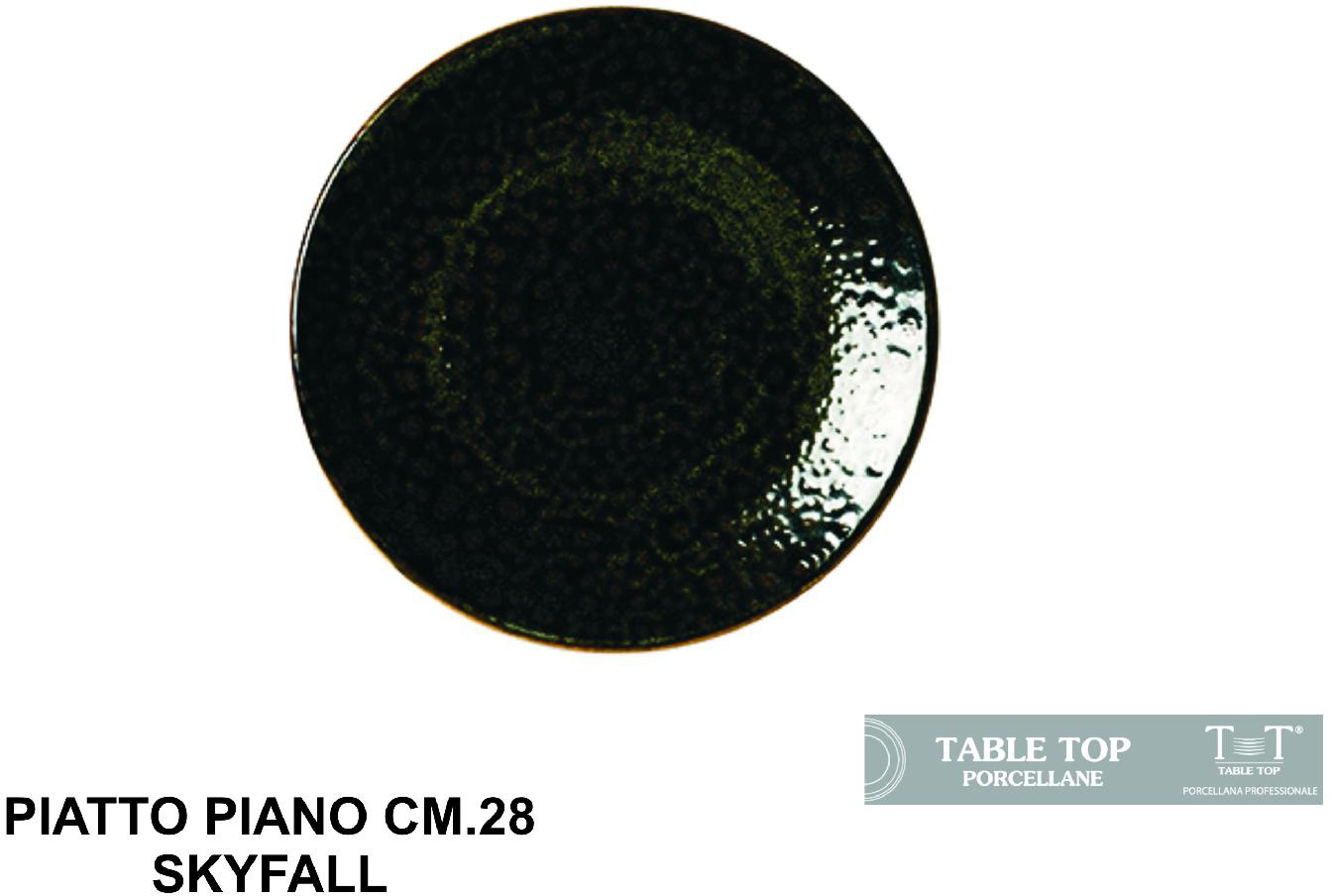 Table Top B1177 Piatto Piano cm 28 Skyfall