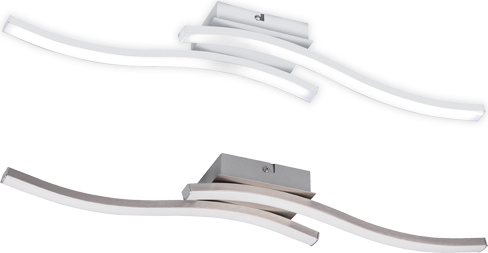 Trio Lighting TRI011750 Plafoniera Route 2 Bacchette colore Bianco