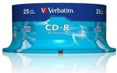Verbatim 43432 Confezione n°25 CD-R 52x 700 Mb - Extra Protection