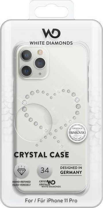 WHITE DIAMONDS 1400ETY5 Eternity Crystal Custodia Cellulare 5.8" Traslucido