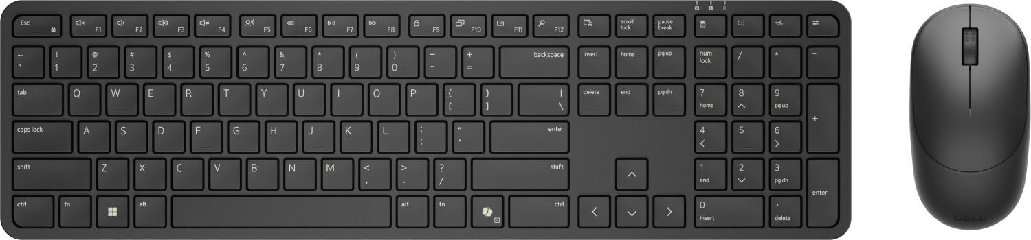 Dell KM526-BLK-ITL Pro 5 Kit Tastiera Wireless Mouse Wireless Ottico 3 Tasti Nero KM526
