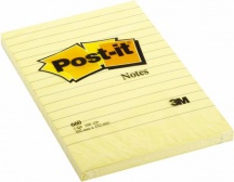 3M 70208 Post-It 6 confezioni LargeNote Righe 102 x 152