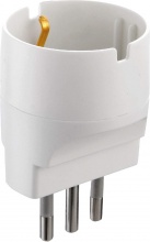 3Pmark 71916 Adattatore Schuko 10A Bianco Fig.8 Pezzi 25