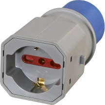 3Pmark 80863 Adattatore Industriale 16A 220 V Bip  Schu Fig.8 Pezzi 10