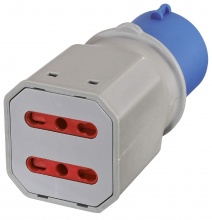 3Pmark 80956 Adattatore In � 16A 220 V 2P Bipasso Fig.7 Pezzi 10