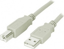 ADJ 320-00076 Adattatore USB type A maschio + USB type B Male lunghezza 1.8 Mt
