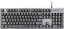 ADJ 500-00042 Tastiera Usb Multimedia Meccanica 104 Tasti Plug&Play con Led Nero