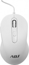 ADJ 510-00047 Evo Pure 6D Mouse Usb Ottico 1000 DPI 6 Tasti Plug&Play Bianco