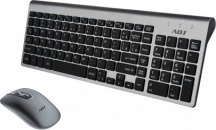 ADJ 520-00020 Tastiera  Mouse Kit Wifi Platinum Gy 1000Dpi 112 Tasti
