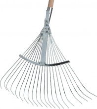 AGEF 619e665 Scopa Giardino a Ventaglio 863 Acciaio Zinc cm 5063x53 O.Conico