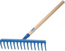 AGEF 861d907 Rastrello Garden Extra + Manico Acciaio VernFaggio Denti 12 cm 30 H.cm 120