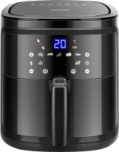 AIGOSTAR S30201H92 Friggitrice ad Aria 7 Litri 1900 Watt con Timer Wi-Fi Nero