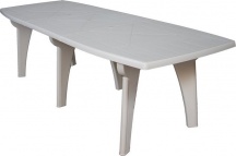 ARETA LIPARI 2 TAVOLO B. Tavolo da Giardino rettangolare 250x90x72h Bianco Lipari2