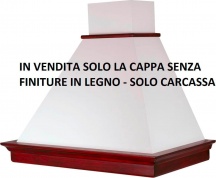 ARTEL MARY Cappa Cucina Filtrante da Parete 90 cm Bianco bucciato