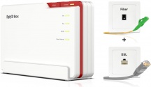 AVM 20003043 Modem Router Wi-Fi 7 Premium Tri Band Mesh