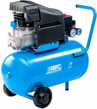 Abac 1129100021 Compressore Aria 24 Lt Motore 2 Hp Pressione 10 bar Pole Position L20