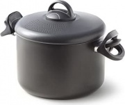 Accademia Mugnano 027744 Pentola Cuoci Pasta Antiaderente Alluminio cm 22 con Coperchio