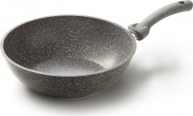 Accademia Mugnano 11040 Padella in Alluminio Forgiato Saltapasta 28 cm Cuore di Pietra