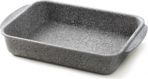 Accademia Mugnano 1175 Lasagnera Antiaderente in Alluminio 30 x 25 cm Cuore di Pietra
