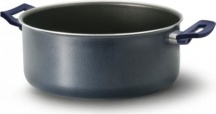 Accademia Mugnano BBCSS224 Casseruola Antiaderente 2 Manici cm 24 Bella Blu