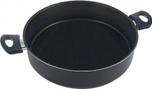 Accademia Mugnano BBTGMA224 Tegame Antiaderente in Alluminio 2 Manici cm 24 Bella Blu