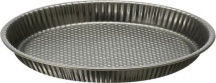 Accademia Mugnano DSCRS28 Stampo per Dolci Crostata Antiaderente 28 cm colore Nero