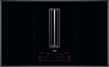 Aeg CCE84779FB Piano Cottura 4 Fuochi Induzione con Cappa Integrata 83 cm Nero