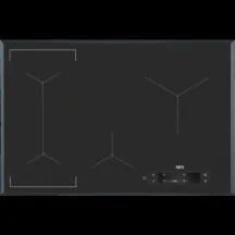 Aeg IAE84883FB Piano Cottura a Induzione 4 Fuochi 80 cm in Vetroceramica Nero