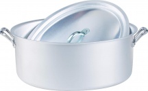 Pentole Agnelli 26 Casseruola Ovale con Coperchio cm 32 Family
