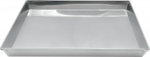 Pentole Agnelli 493 Teglia Forno per Pizza Rettangolare Alluminio 40x30 Pasticceria
