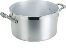 Pentole Agnelli 573391 Casseruola Alta 2 Manici in Alluminio cm 32 Family