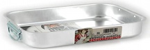 Pentole Agnelli FAMA5035 Lasagnera in Alluminio 35 x 26 cm Argento - Family Cooking