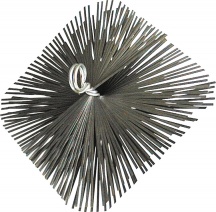 Aiello 213 Spazzacamino Scovolo quadrato in Acciaio cm 25x25 senza Asta