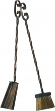 Aiello 308 Scopino Metallico Ricambio X Set Camino
