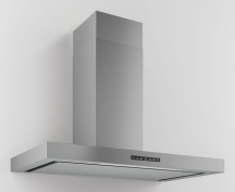 Airforce CCSHA12001 Cappa Cucina Aspirante a Parete 120x48 cm Argento Shape IXA120