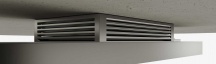 Airforce CCSIL100009 Cappa Cucina Filtrante Incasso a Soffitto 100 cm Silhouette Easy Fit