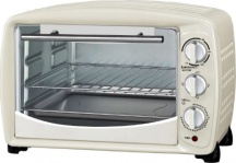 Akai AKFE257 CREMA Fornetto Elettrico 26 Litri 1500 Watt con Timer Crema