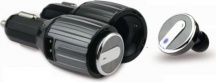 Akai BTH41 Caricabatterie auto USB + Auricolare bluetooth 4.0 colore Nero