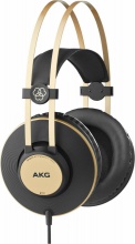 Akg 3169H00030 K92 Cuffie con filo, Circumaurale, per Musica Nero  Oro