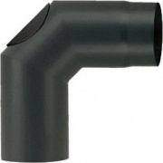 Ala 2000 AETERNUMTP90 Gomito 90 gradi con ispezione Aeternum per Stufa d.12 cm tubature scarico